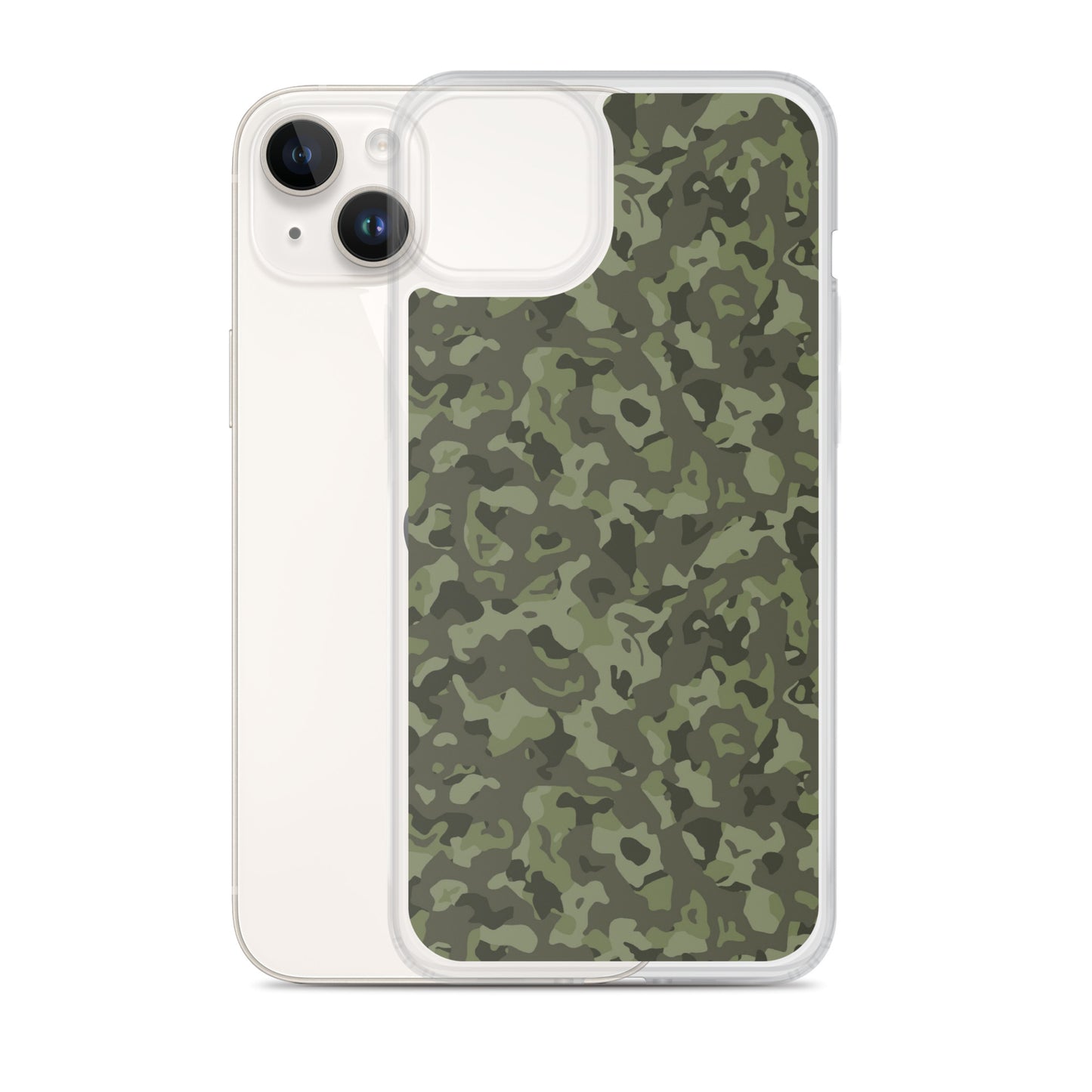 Double Crosshairs - Clear Case for iPhone